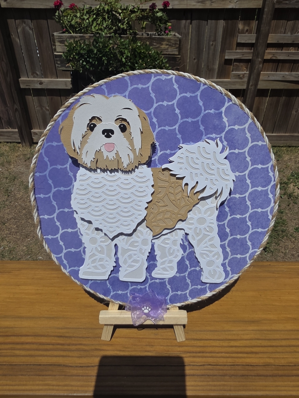3D SHIH TSU Wall Plaque (Includes 50% Donation)
